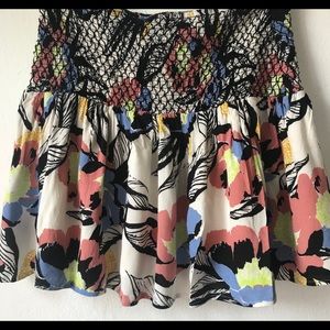 Free people floral print skirt